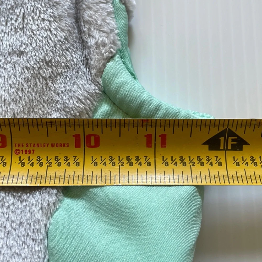 Champion sea foam green & light gray full zip vest.  Girls Size XS (4-5)